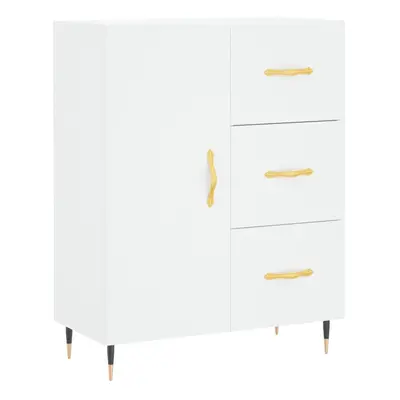 vidaXL Sideboard Storage Cabinet Cupboard Side Cabinet White Engineered Wood