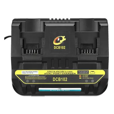 (UK Plug) Li-ion Battery Charger DC 3A AU/EU/US/UK Plug Charging Current For Dewalt 14.4V-18V Li