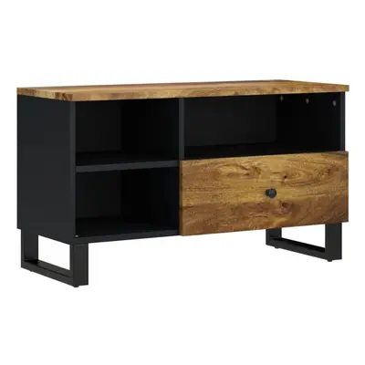 vidaXL TV Cabinet TV Stand Unit Cupboard Solid Wood Mango and Engineered Wood