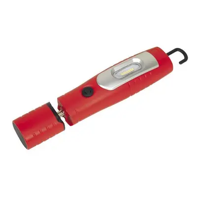 Sealey Rechargeable Inspection Lamp SMD + 3W LED Red Lithium-Ion