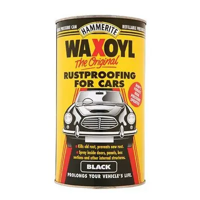 Hammerite WAXOBLPC Waxoyl Black Pressure Can 2.5 Litre