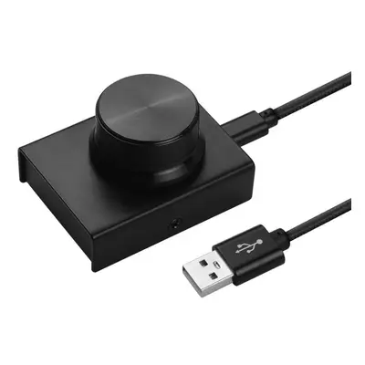 USB Volume Control Knob Computer Audio Controller Adjuster Supports Mute Function with Cable