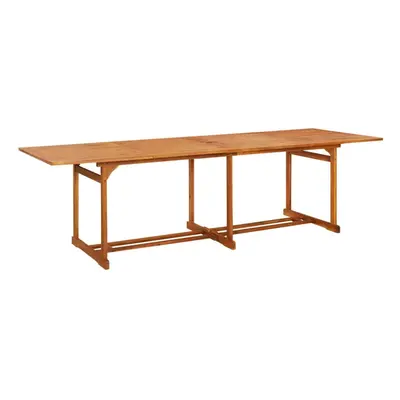 vidaXL Solid Acacia Wood Garden Dining Table Outdoor Patio Wooden Dinner Table