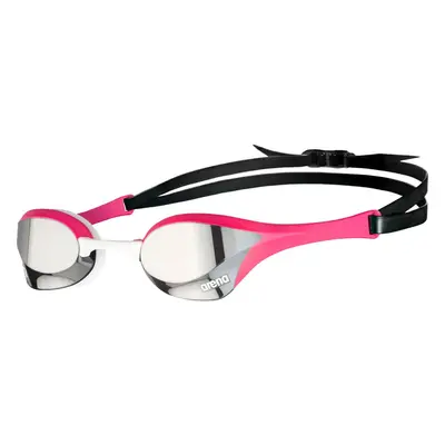 (Silver/Pink) Arena Cobra Ultra Swipe Mirror Swim Adult Racing UV Swimming Goggles