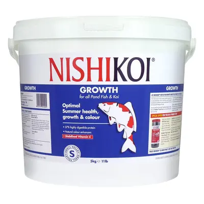 Nishikoi Growth Complete Food for Koi and Pond Fish - Small Pellets - 5kg