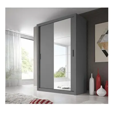 (Grey Matt) Arti - Sliding Door Wardrobe 150cm