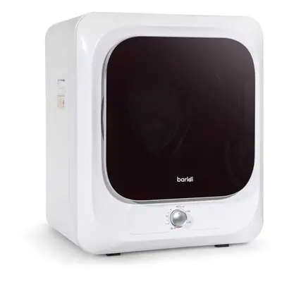 Baridi Small Tumble Dryer, Portable, 2.5kg, Vented, Perfect for Counter Top or Wall Mounted Use 