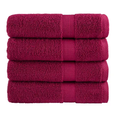 (bordeaux, x cm/ pcs) vidaXL Premium Sauna Towels Guest Bath Towel pcs Grey 600gsm 100% Cotton