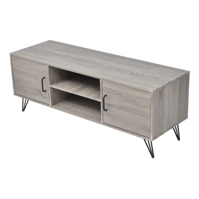 vidaXL TV Cabinet Entertainment Unit Media Console Shelves 120x40x45 cm Grey