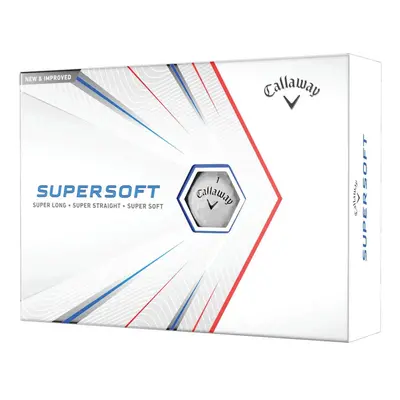 CALLAWAY SUPERSOFT WHITE GOLF BALLS / DOZEN / NEW FOR