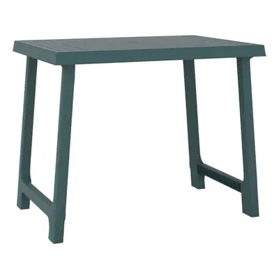 (green) vidaXL Camping Table Garden Picnic Table Outdoor Dining Table PP Wooden Look