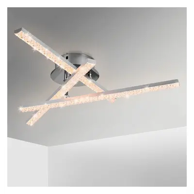 AC85V~265V 24W Modern LED Ceiling Light Crystal Light Bar Bedroom Living Room Chandelier Lamp Li