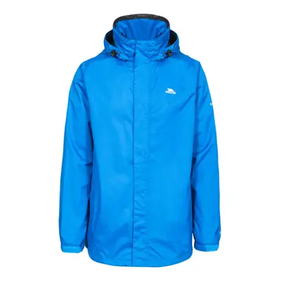 (S, Blue) Trespass Mens Waterproof Jacket Hooded Fraser II