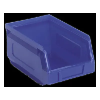 Plastic Storage Bin x x 85mm - Blue Pack of