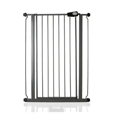 (Slate Grey, 87.9cm - 95.5cm) Safetots Extra Tall Pressure Fit Gate