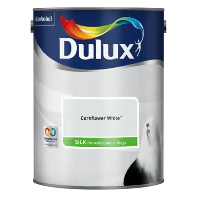 Dulux Silk Cornflower White 5L