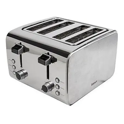 Igenix Ig3204 Slice Toaster - Brushed/polished Stainless Steel