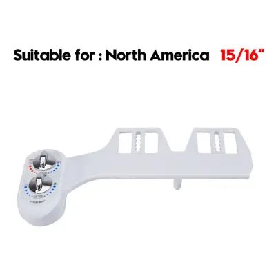 (15/16) 15/16" 3/8" 1/2" Toilet Bidet Seat Attachment Bathroom Hot/Cold Water Spray Non-Electric