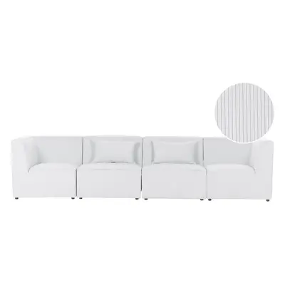 4 Seater Modular Jumbo Cord Sofa Off White LEMVIG