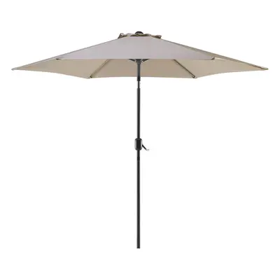 Market Garden Parasol ? 2.7 m Taupe Beige VARESE