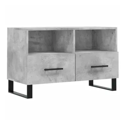 vidaXL TV Cabinet TV Unit Media Cabinet TV Stand Concrete Grey Engineered Wood