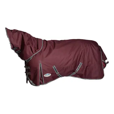 (5' 6", Maroon/Grey/White) Weatherbeeta Comfitec Plus Dynamic II Detachable Neck Medium Lightwei