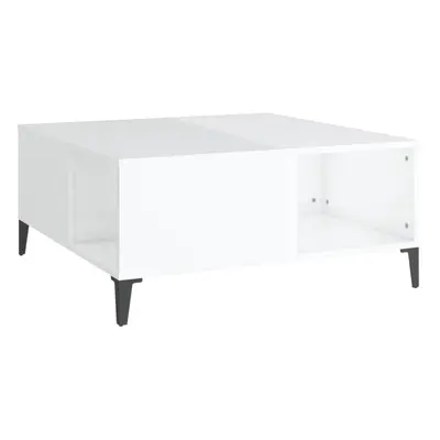 (high gloss white) vidaXL 1/2x Coffee Table Engineered Wood Side Sofa End Table Multi Colours