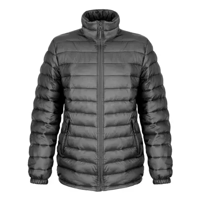 (L, Black) Result Ladies/Womens Ice Bird Padded Jacket (Water Repellent & Windproof)