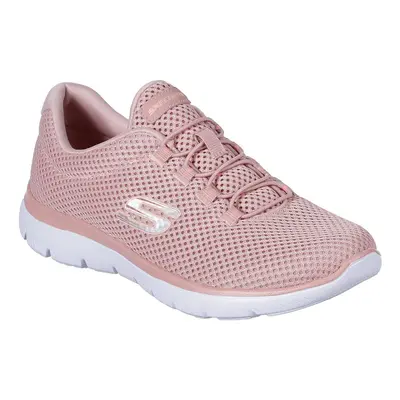 (UK 5, Rose) Skechers Womens Summits Bungee Slip-On Stretch Trainers