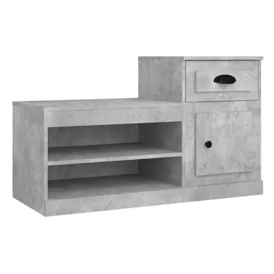 (concrete grey) vidaXL Shoe Cabinet Shoe Rack Shoe Storage Shelf Organiser Engineered Wood