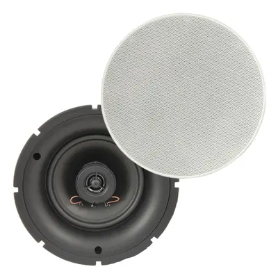 (PAR) 6.5" 8Ohms Low Profile Ceiling Speakers Way Wall Mount Slim Line