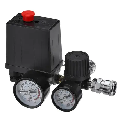 (380V) 220V/380V Air Compressor Pressure Switch Control Valve Regulator Gauges with Quick Connec