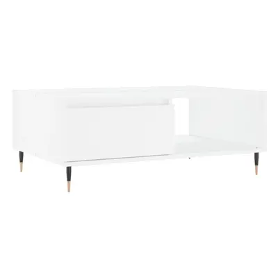 (white) vidaXL Coffee Table Side Table End Table Sofa Table Sonoma Oak Engineered Wood