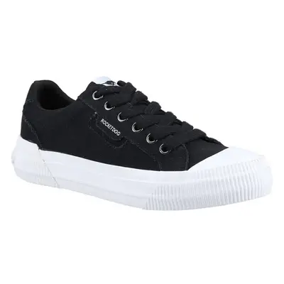 (4 UK, Black) Rocket Dog Womens/Ladies Cheery 12A Canvas Trainers