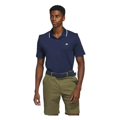 (XXL, Collegeate Navy) adidas Golf GO-TO Pique Button Chill Effect Cotton Polo Shirt