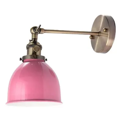 (Pink) Modern Vintage Sconce Edison Wall Light Bulb Lamp shape Cafe Bar Coffee