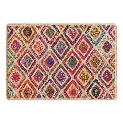 (multicolour, x cm) vidaXL Rug Washable Patchwork Anti Slip Home Floor Carpet Floor Area Rug Mat