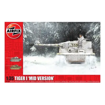 Airfix A1359 Tiger-1 Mid Version Military vehicle - 1:35 Scale Model Kit