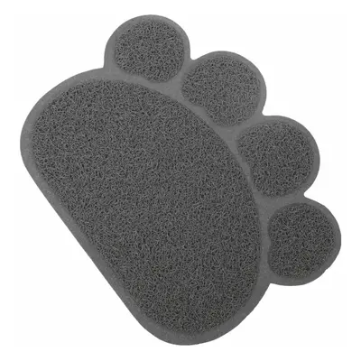 (Grey) Pet Dog PVC Puppy Dish Bowl Feeding Mat Wipe Clean