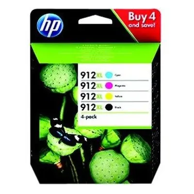 Hp 912Xl Ink Cartridge Black Magenta Cyan Yellow Inkjet High Yield Page 3YP34AE#301