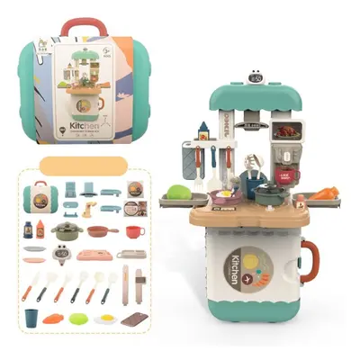 () IN Colorful Multifunctional Portable Backpack Handbag Simulation Kitchen Play House Puzzle Ed