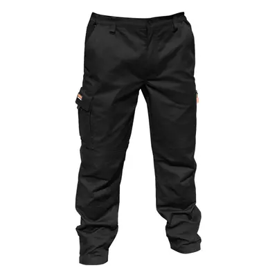 (44â, Black) Result Mens Stretch Work Trousers / Pants (32 Inch Leg Length)