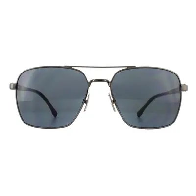 Hugo Boss Sunglasses 1045/S V81 IR Dark Ruthenium Grey Blue