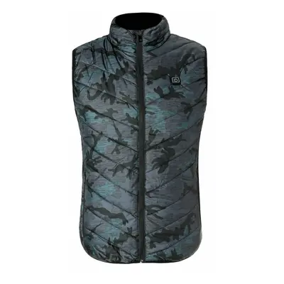 (Camouflage, XL) Electric Heated USB Jacket Waistcoat Cloth Thermal Warm Pad Warmer Winter Washa