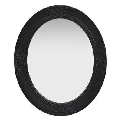 vidaXL Wall Mirror Baroque Style 50x60 cm Black