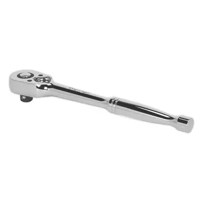 48-Tooth Pear-Head Ratchet Wrench - 3/8 Inch Sq Drive - Flip Reverse Mechanism