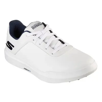 (7 UK, White/Navy) Skechers Mens Go Golf Drive Leather Golf Shoes