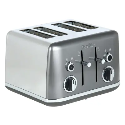 Breville Lustra Collection VTT853 Slice Toaster - Storm Grey