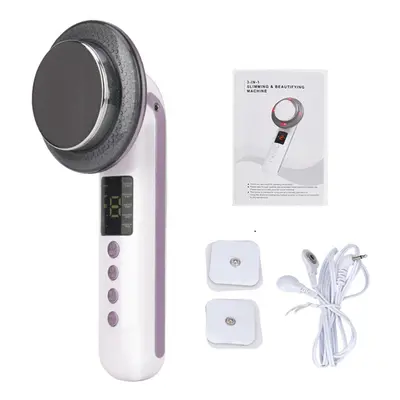 (Purple, AU Plug) Ultrasonic Cavitation Body Slimming Massager LED Anti Cellulite Fat Burner