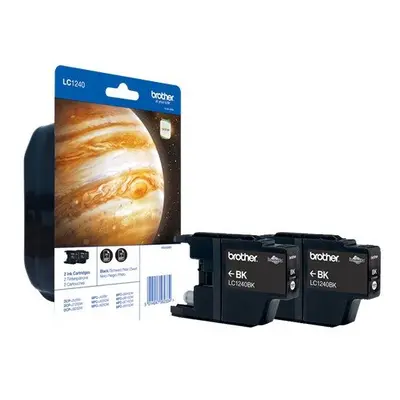 Brother Ink Cartridge Pack: Black X2